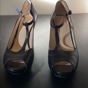 Really Cute Black Naturalizer Open Toe Heels